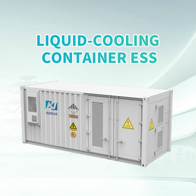 Sistema de almacenamiento de energía de contenedor de 3.44MWh de refrigeración con líquido KonJa