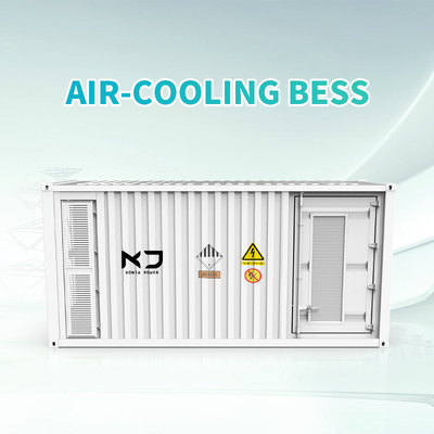 Sistema de refrigeración por aire BESS 40FT 2.58MWh 768Vdc Sistema de almacenamiento de energía por batería 400Vac
