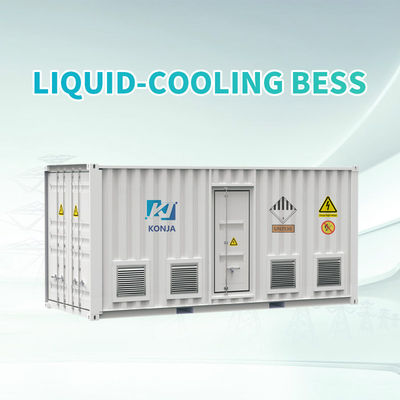 KonJa 20HC 3.1MWh Sistema de almacenamiento de energía de contenedor 1000V - 1500V Caja de almacenamiento de energía con 3.2V 280ah Lifepo4 batería