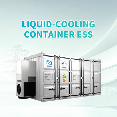 Un buen precio. Sistema de almacenamiento de energía de contenedor de 3.72MWh con refrigeración líquida de KonJa grado A Contenedor de almacenamiento de energía de batería 860V en línea