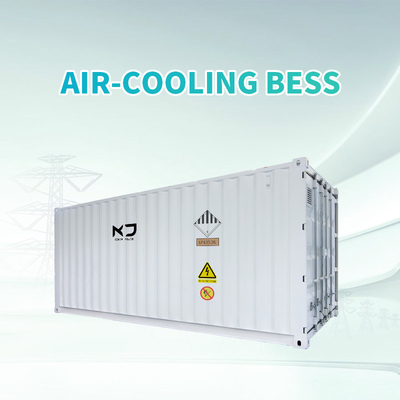 Un buen precio. Sistema de almacenamiento de energía con batería de 1 MWh, 20 pies, refrigeración por aire, 400 VCA, contenedorizado (BESS) en línea